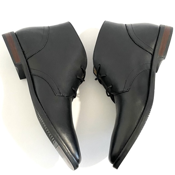 Florsheim New Matera Plain Toe Chukka Boots Black Leather Lace Up Size 9.5 main image 7